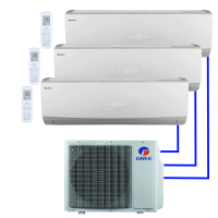 Мульти сплит-система GREE GWHD(24)NK6OO (LCLH) + GWH07QAXA-K6DNC2C/I 2шт + GWH12QCXB-K6DNC2F/I